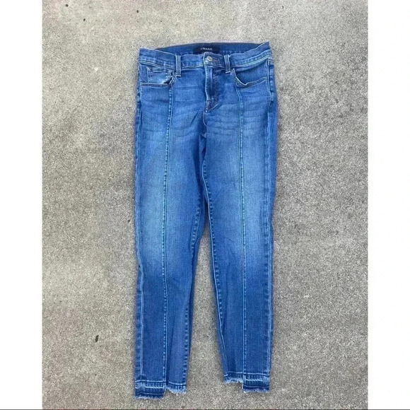 J Brand Pintuck Step Hem Skinny Jeans - Picture 2 of 4